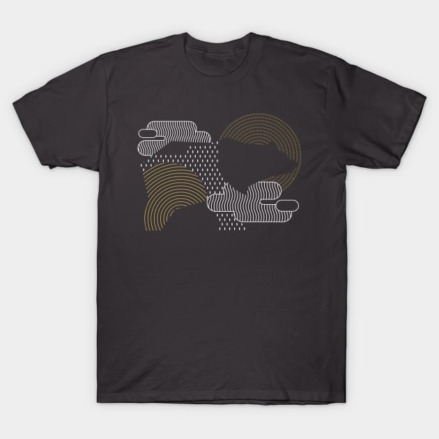 geometric bear T-Shirt by Johann Brangeon